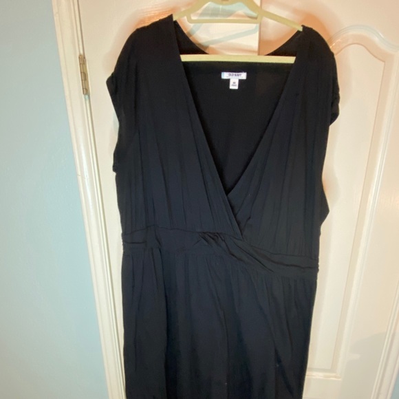 old navy plus size black dress